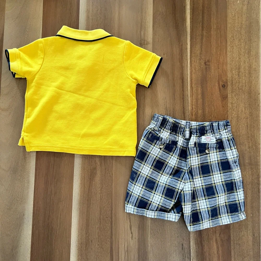 Janie and Jack Polo and Shorts Set